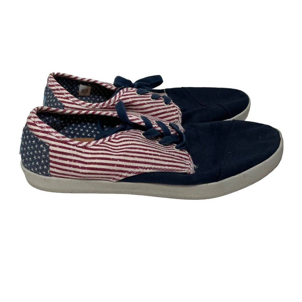 Toms American Flag Novelty Print Casual Sneakers